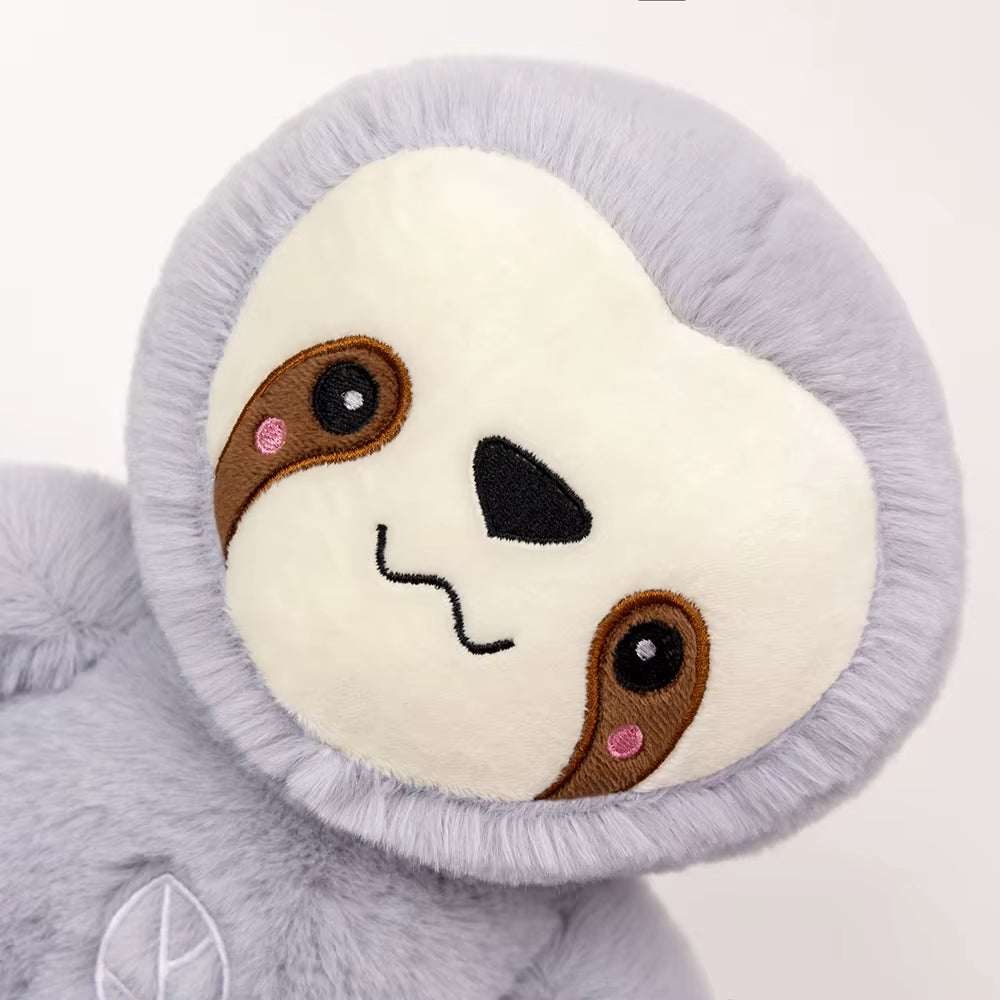 Kawaii Breathing Sloth Plush – Soothing Baby Sleep Companion with Sound & Light