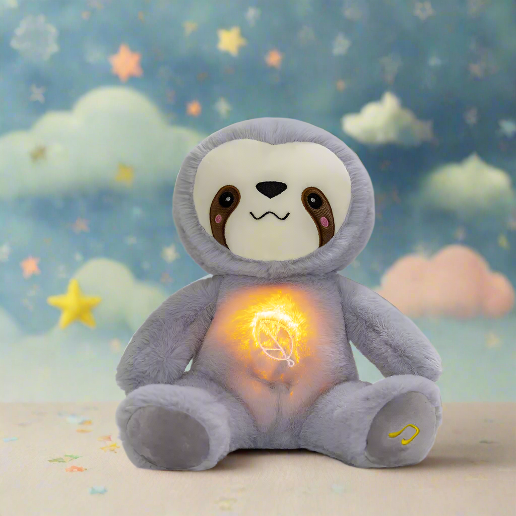 Kawaii Breathing Sloth Plush